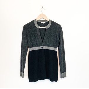 Vince 100% Cashmere Colorblock Cardigan